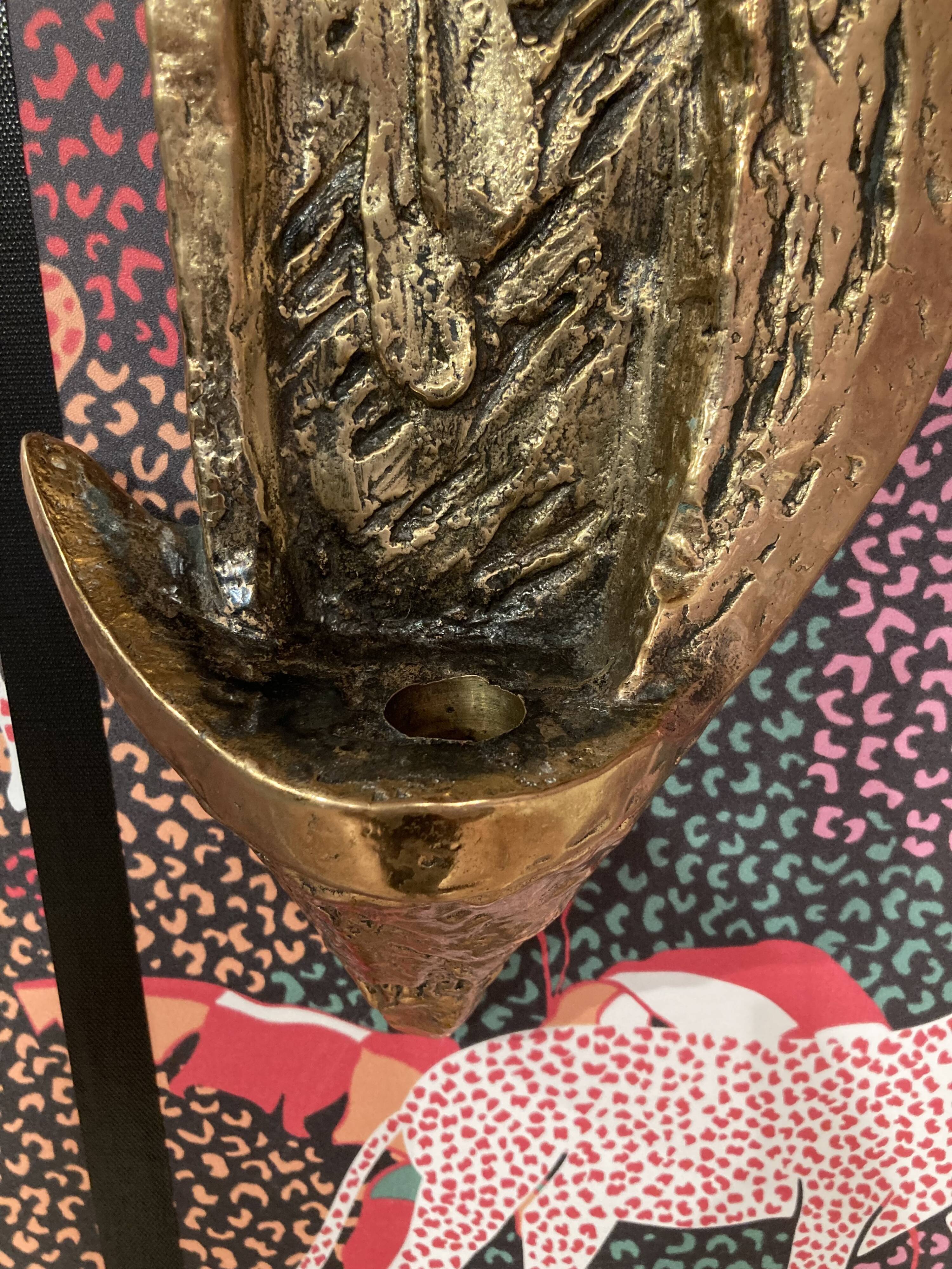 Large sculpture / candlestick "Scandinavian Design 1950".