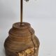 Antique white coral mounted on a turned wooden base – Height 22 cm
