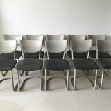 Set of 10 chairs Gebroeders de Wit for Wit Schiedam of model 2011