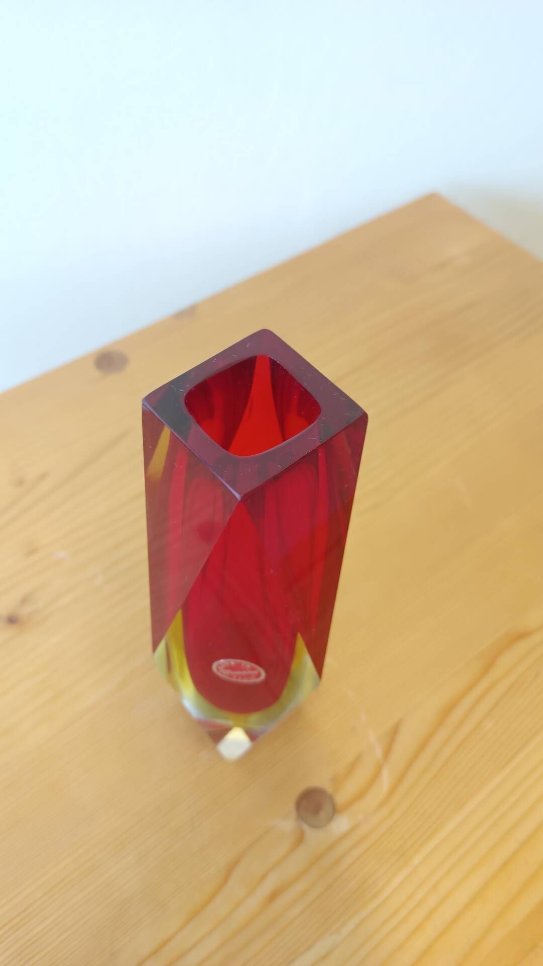 Facet vase Sommerso