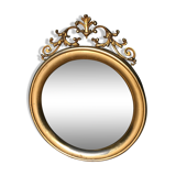 Old round mirror 50x62cm