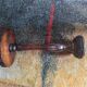 Table d'appoint style colonial espagnole vintage 