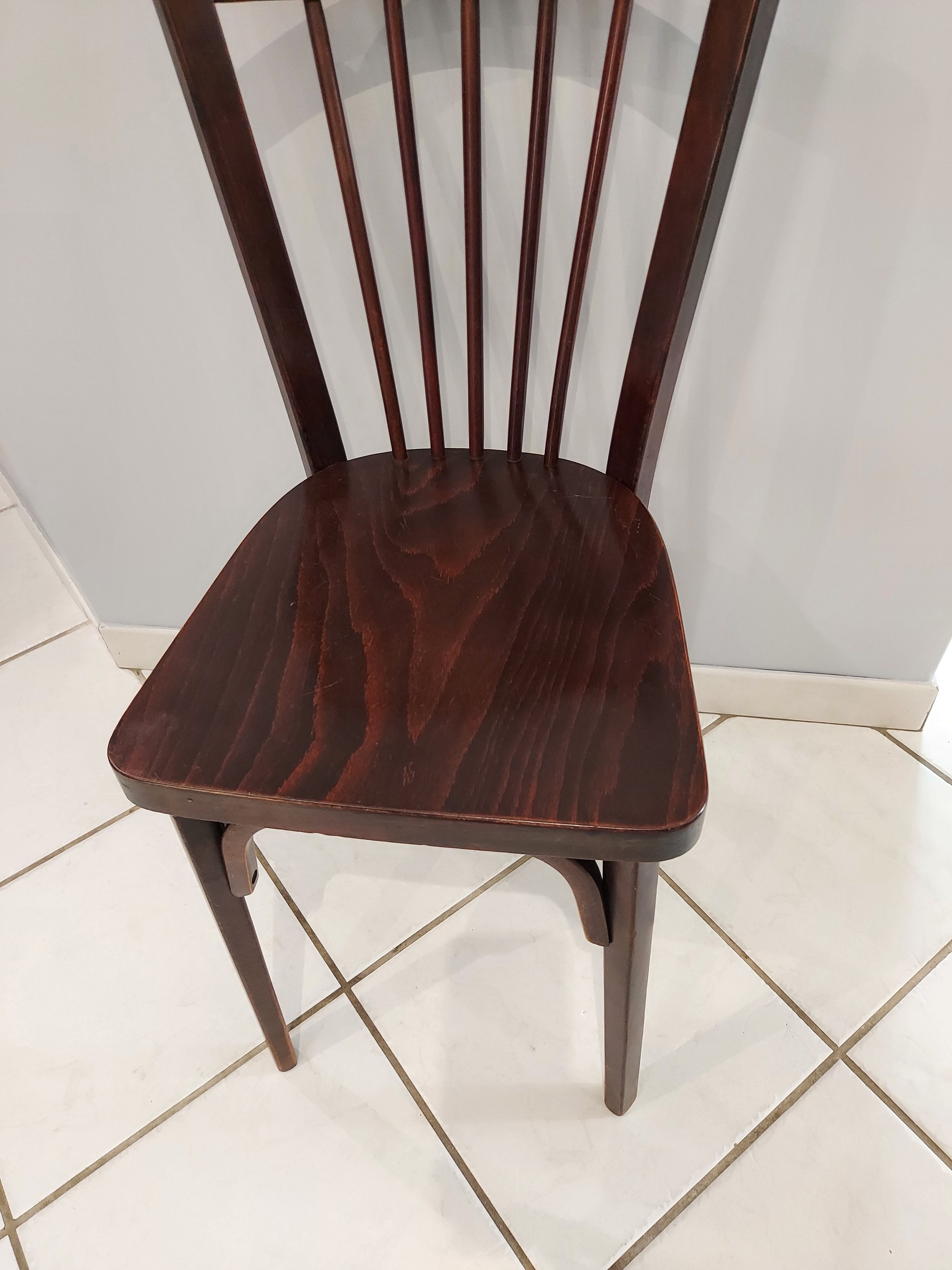 Suite of 6 chairs by Baumann 1960