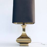 Hollywood Regency Style Brass Table Lamp, 1970s