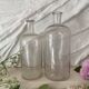Old glass bottles pharmacy vials