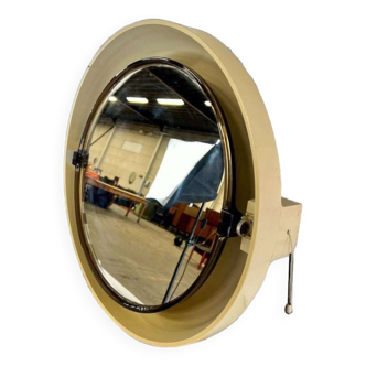 Vintage allibert space age mirror with lighting