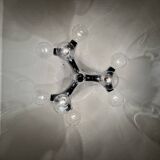 Plafonnier Spoutnik Gemini par Gebrüder Cosack