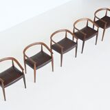 Nanna Ditzel model 113 armchairs Poul Kold Savvaerk Denmark 1955