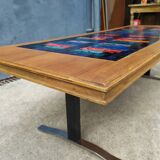 Vintage ceramic coffee table 1m60