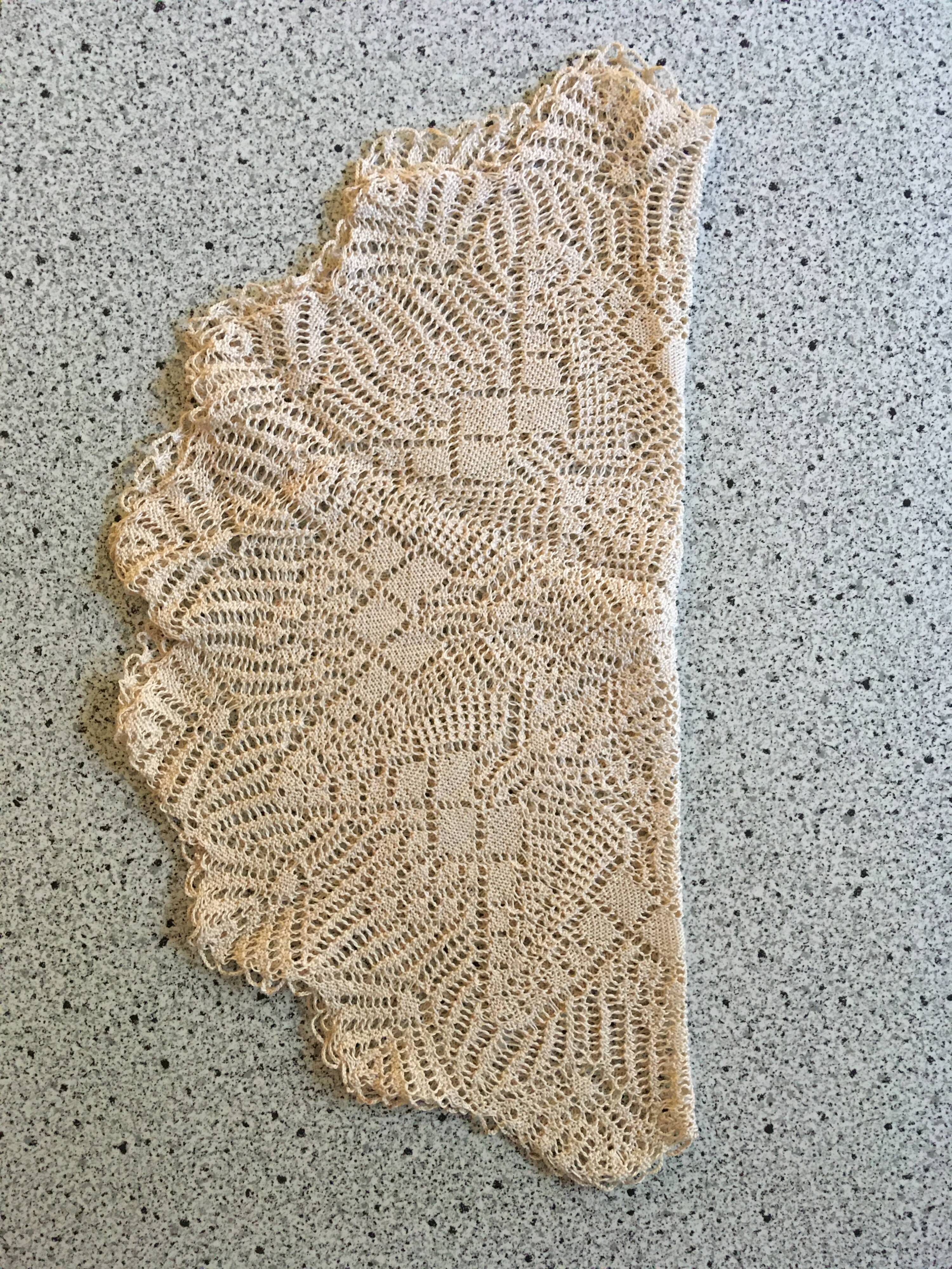 Vintage round placemat ø43