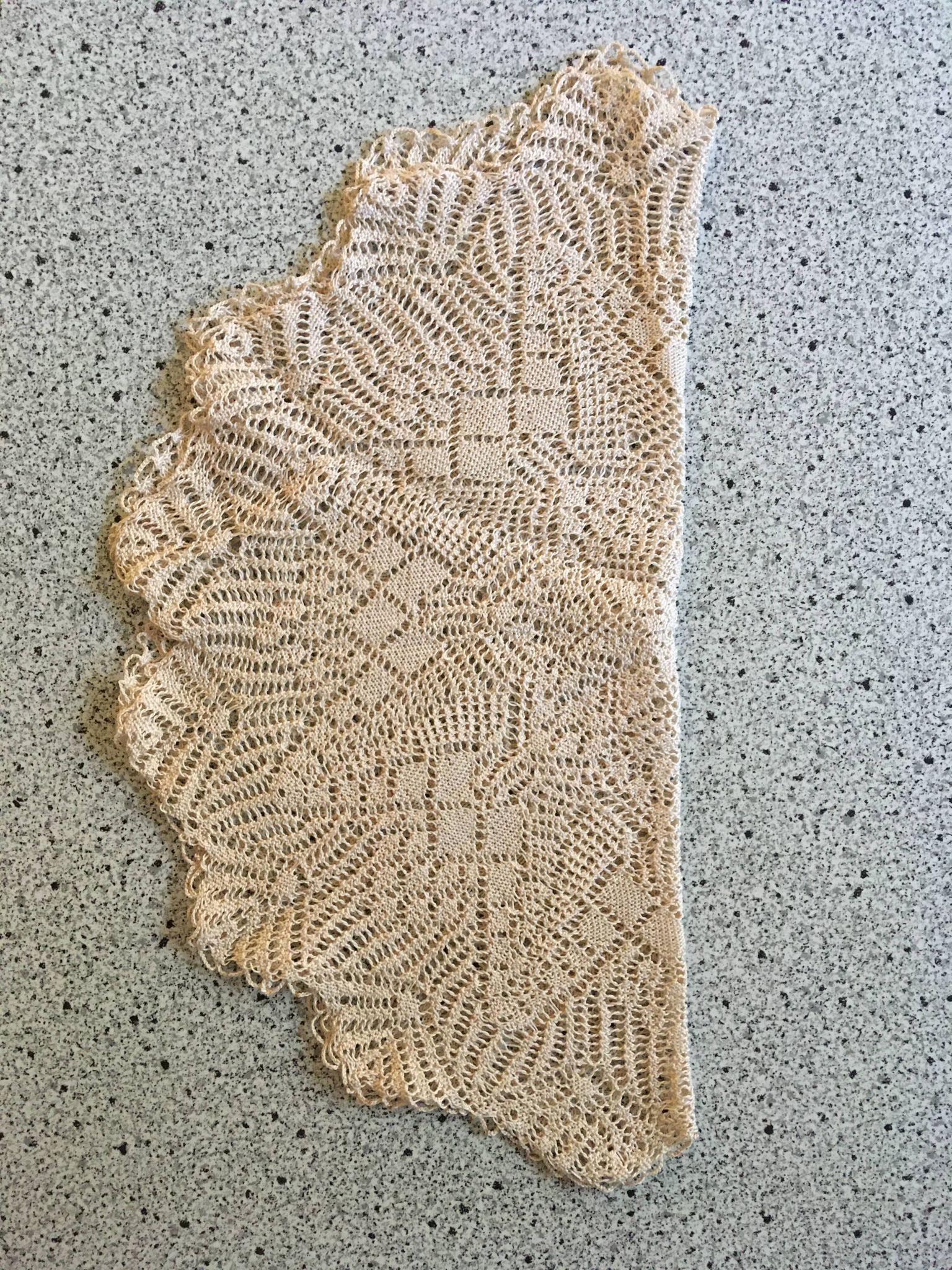 Vintage round placemat ø43