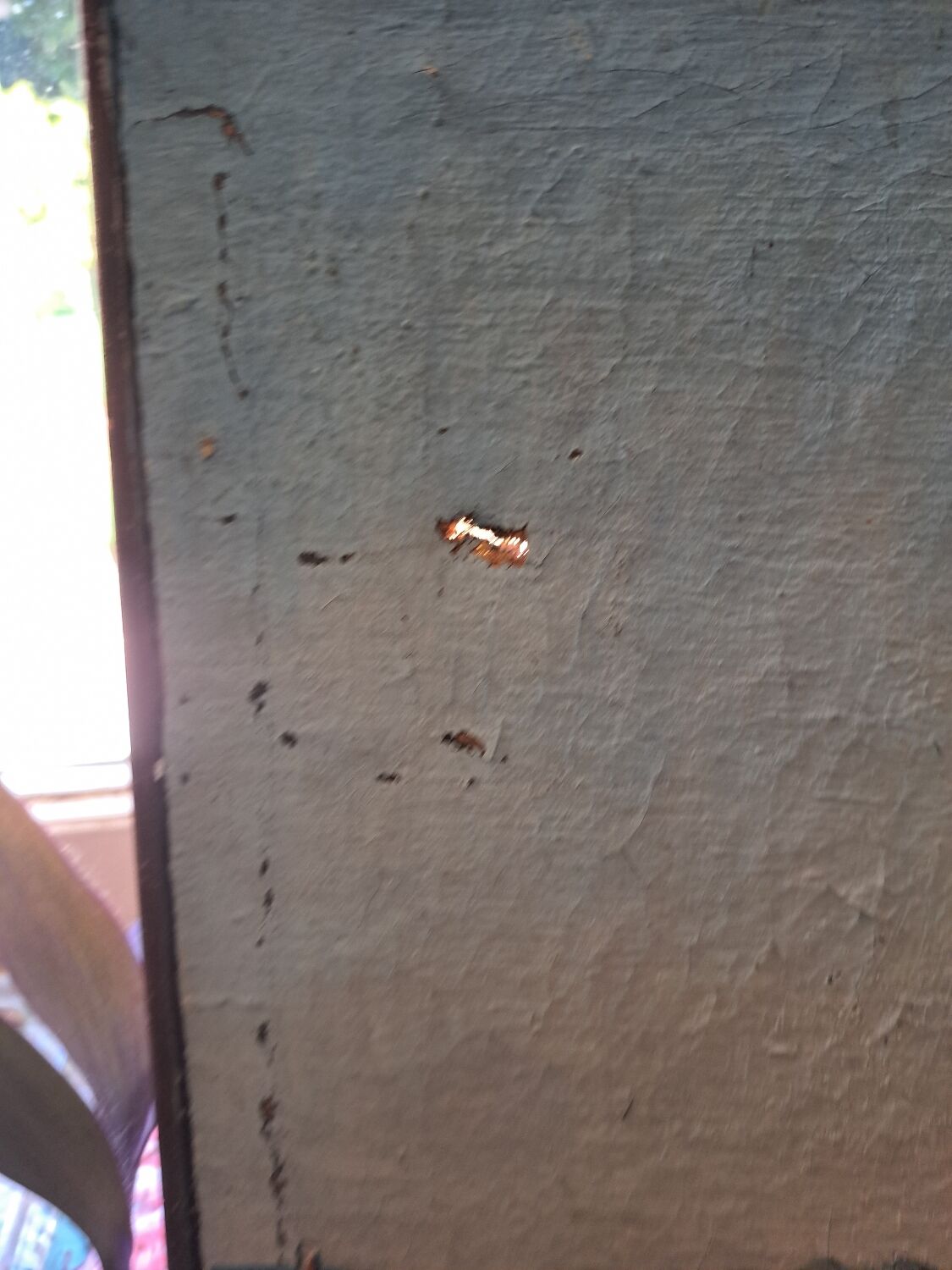 Old beach painting Perros Guirec 1952