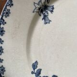 Flat plates Sarreguemines Iron Earth model Blue favorite