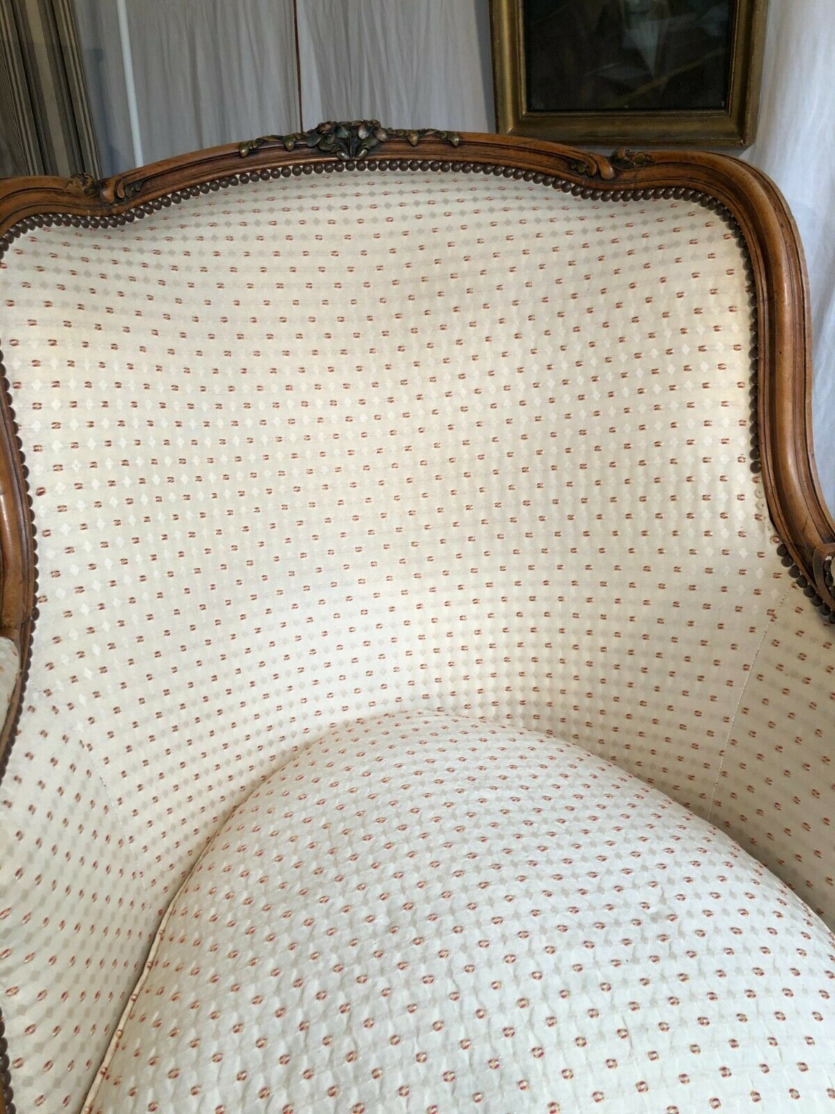 Louis XV-style shepherdess chair