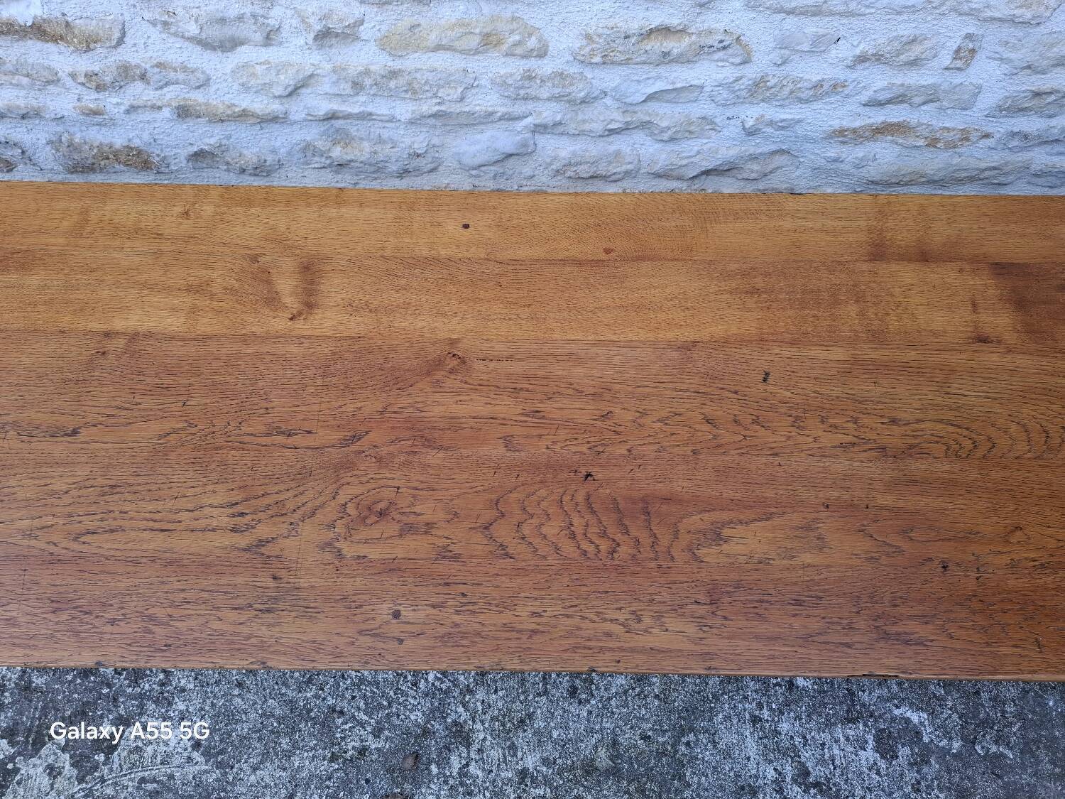 Oak farmhouse table 220 cm