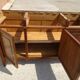 Art Deco sideboard in walnut with a marble top