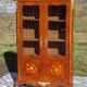Louis XV library in rosewood marquetry