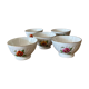 Lot de 5 bols en porcelaine