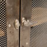 Armoire industrielle en fer forgé des années 1950, Tchécoslovaquie