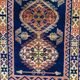 Vintage Kamseh Rug 190x137 cm, medium, Tribal oriental Carpet truly Shabby Chic