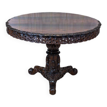 Vintage Rosewood Table, 1920s