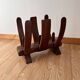 Brutalist magazine rack by Guillerme and Chambron