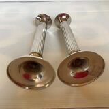 Pair of silver candlesticks