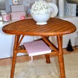 Table tripod pick, rattan