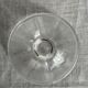 Set of 10 small vintage glass ice cream bowls.