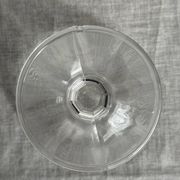 Set of 10 small vintage glass ice cream bowls.