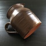 Dark brown pitcher