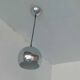 Paire de suspension boules chromées années 70/80.
