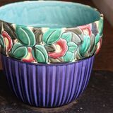 Art deco slip planter, Orchies