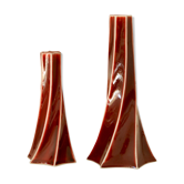 Set of 2 candlesticks design ceramic Spin Chinese porcelain of Jingdezhen
