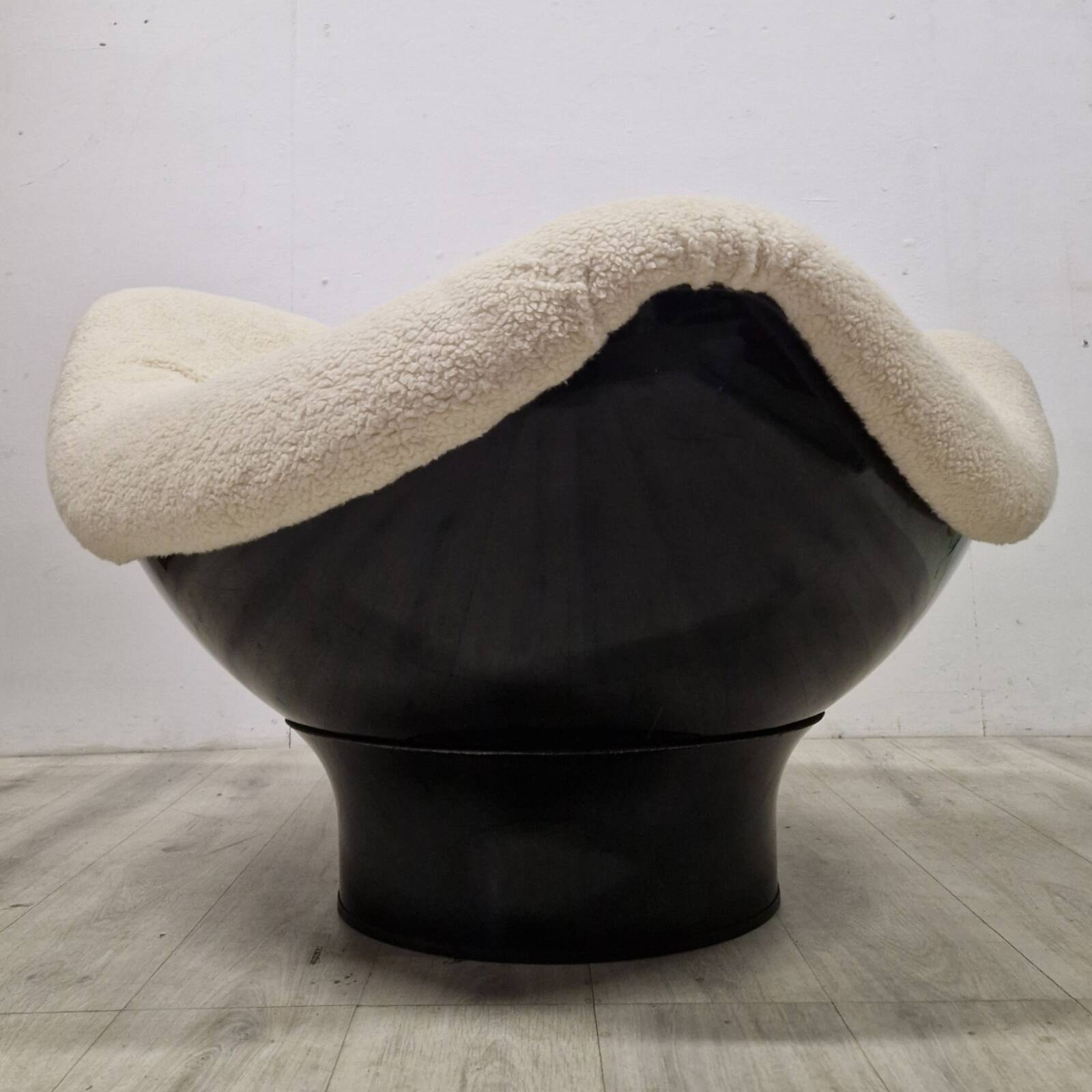 Chaise emblématique de l'ère spatiale Rodica par Mario Brunu pour Comfort, Italie 1960