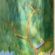 Oil on panel Sanary beach 1950