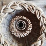 Rattan bouquet holder