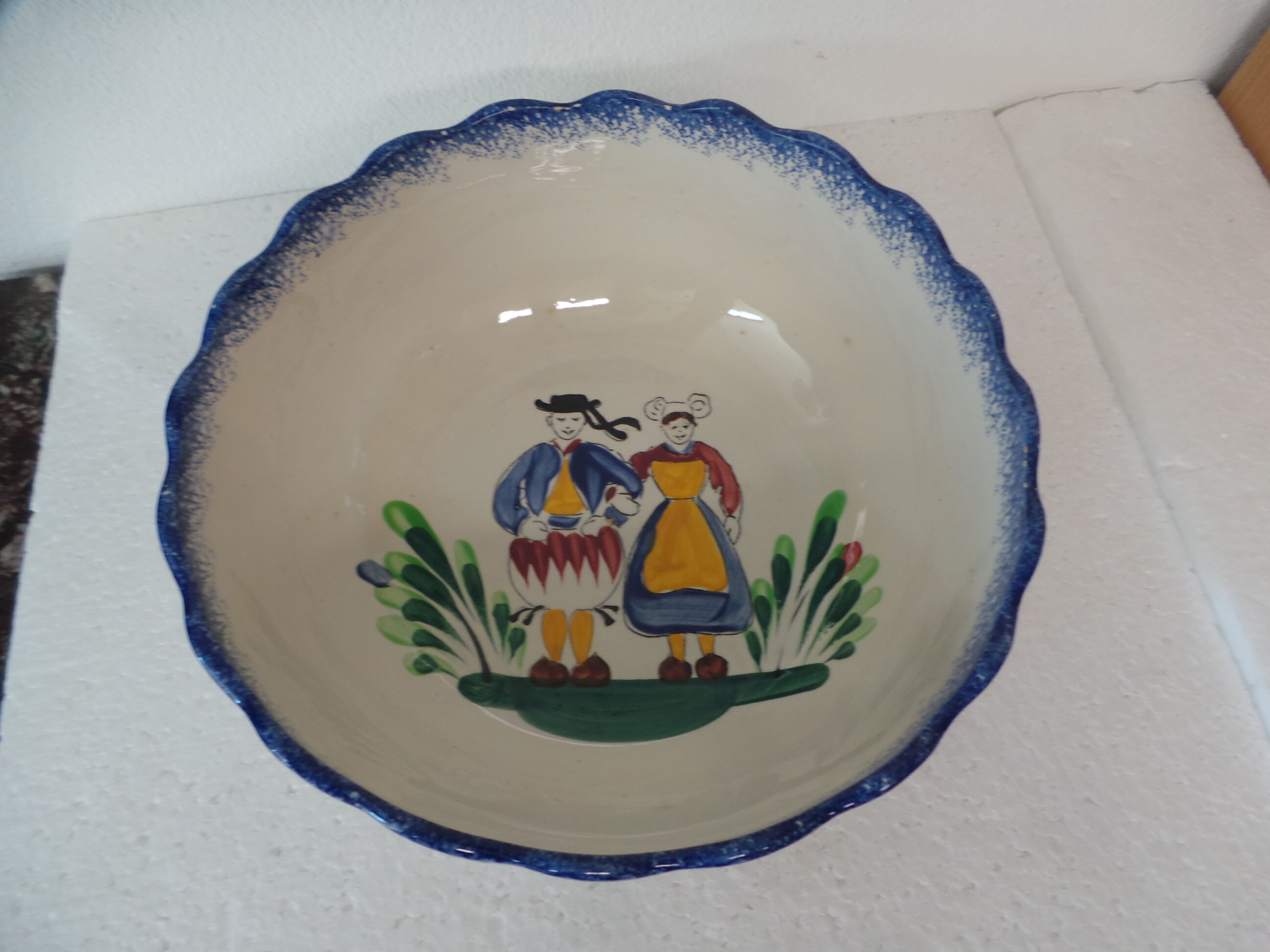 Salad bowl decor Breton ceramic palace Saint Nazaire