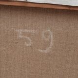 Table of yellow chrysanthemums