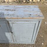 Blue patinated Parisian buffet