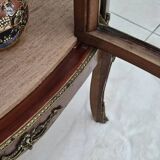 Louis XV style curved display case