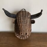 Wicker Minotaur head 1950
