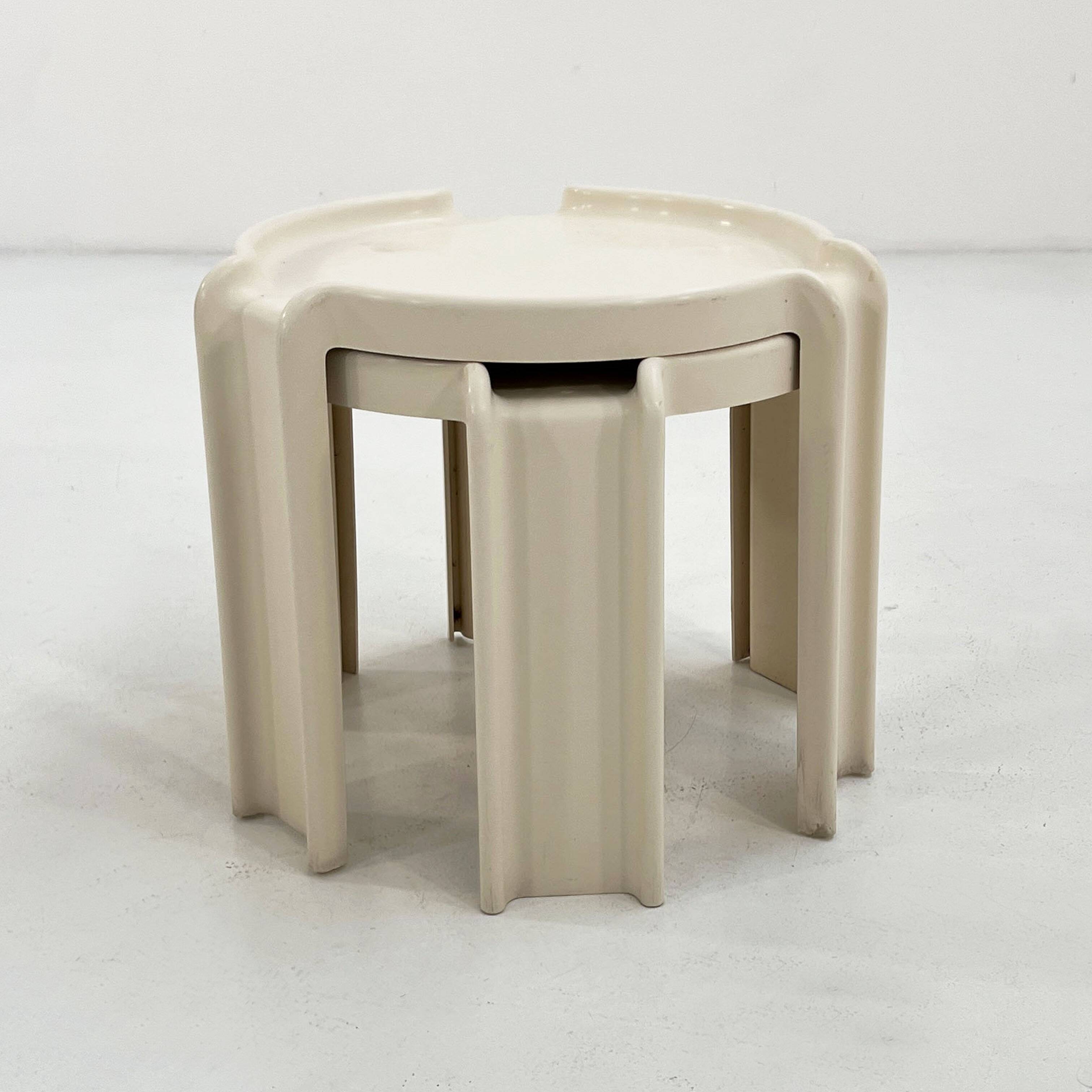 Paire de Tables d'appoints par giotto stoppino pour kartell, 1970