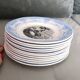 Set of 12 plates the pleasures of housekeeping