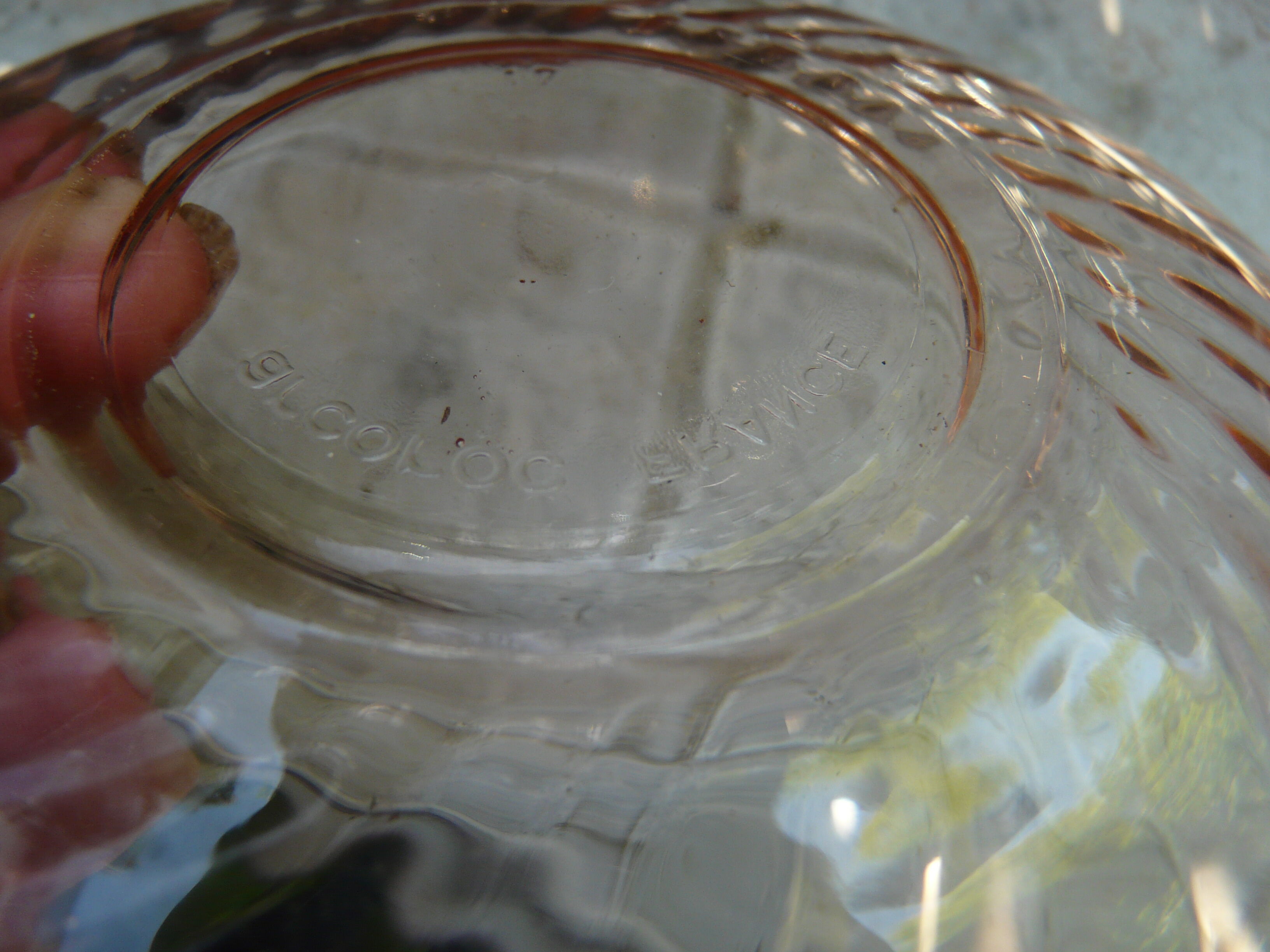 Set of 6 pink tea cups with rosaline sub-cup Arcoroc Luminarc