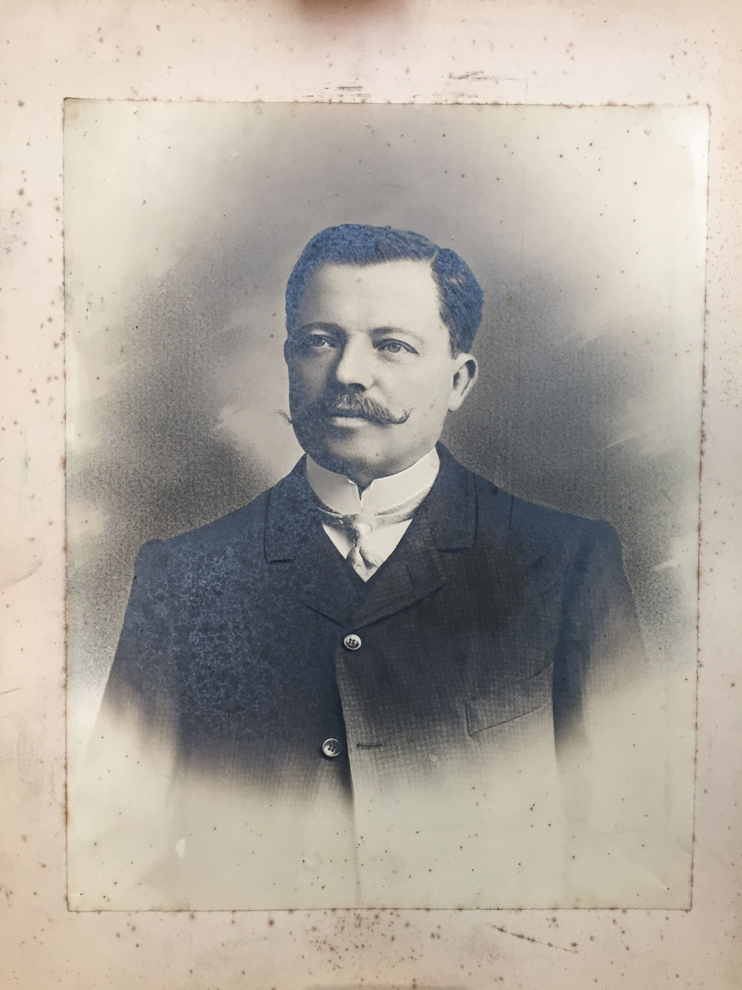 Antique, Old photography, Portrait Man, bourgeoisie, early twentieth, black and white, France