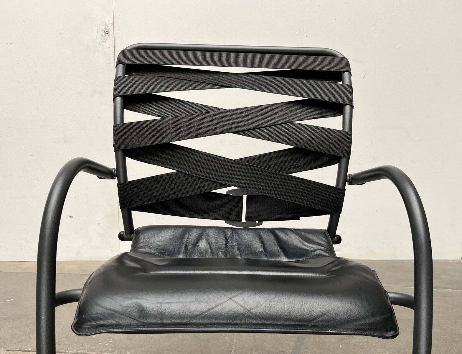 Fauteuils cantilevered Canasta postmodernes italiens par Heron Parigi pour Heron Parigi Design, années 1980, lot de 4