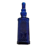 Blue glass bottle