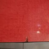 Set of 4 red formica chairs