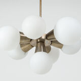 Pendant lamp from Kamenický Šenov, 1960s